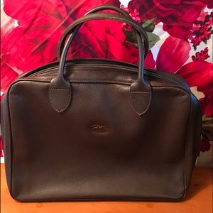 Vintage Longchamp Le Foulonne (Leather) Satchel